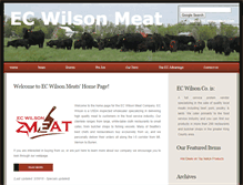 Tablet Screenshot of ecwilsonmeat.com